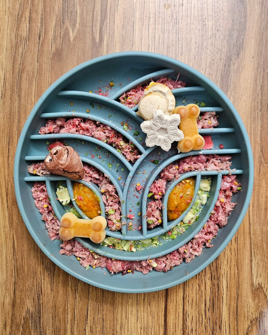 Tree of Life Slow Feeder Pet Bowls