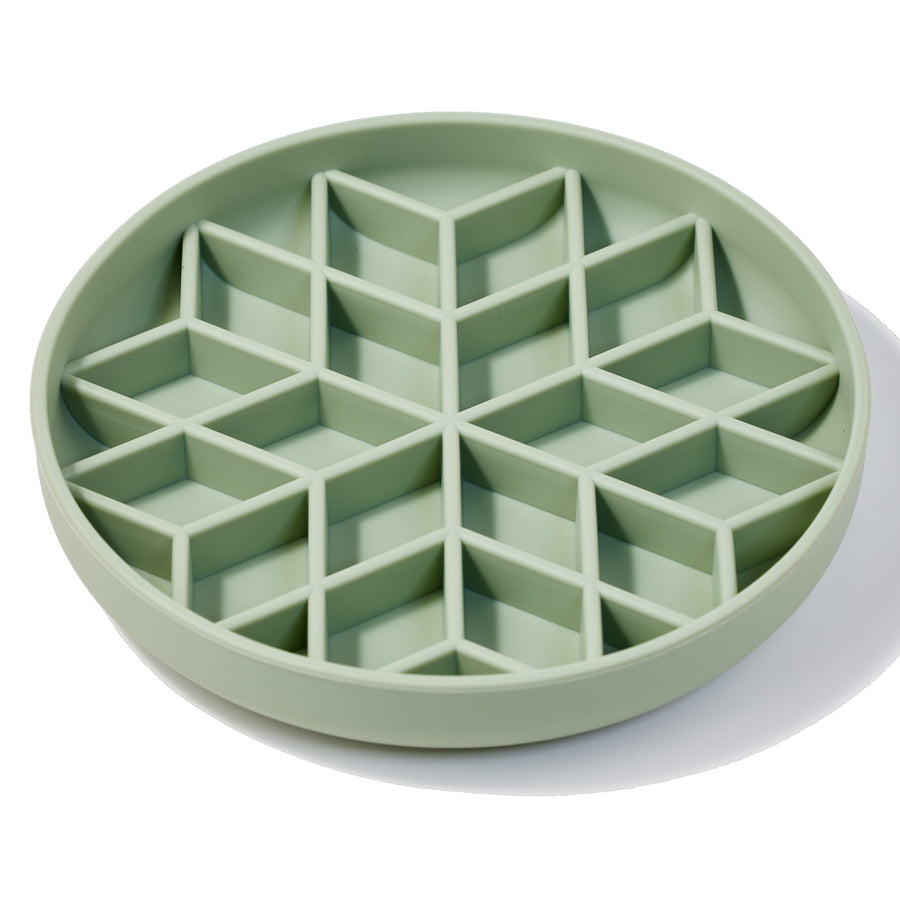 Diamond Slow Feeder Pet Bowls